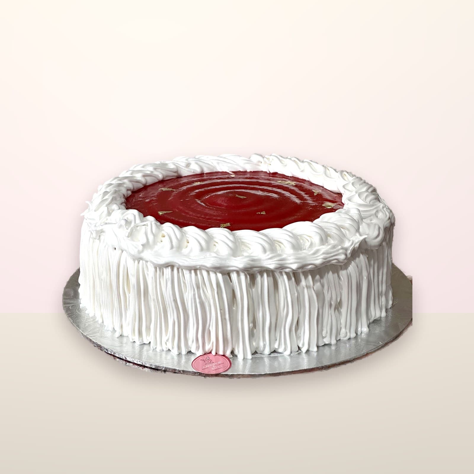 Torta decorada Glaseado Rojo