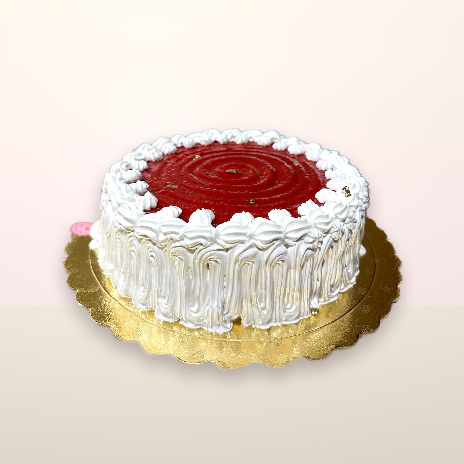 Torta con frutas Cubierta de Fresa
