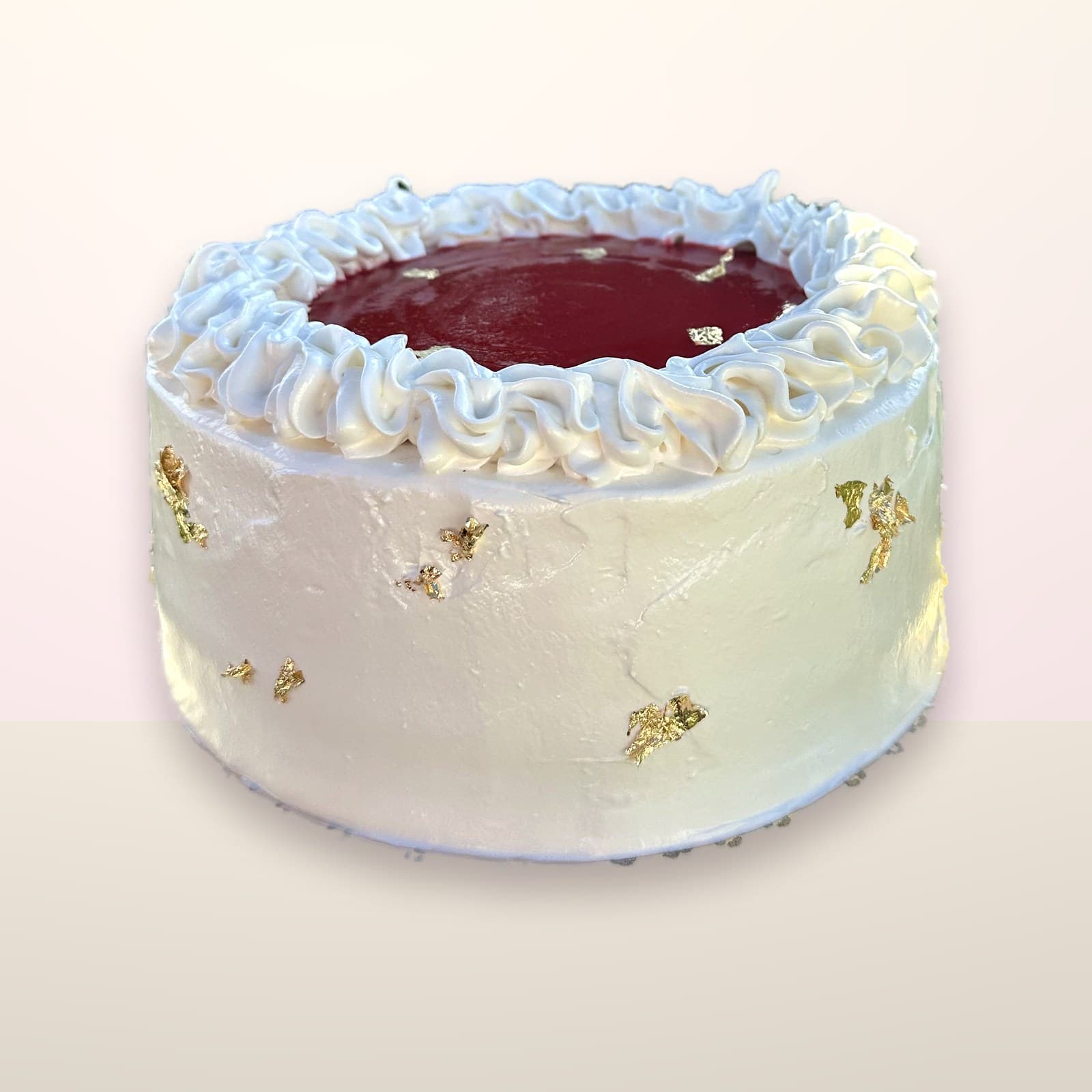 Torta con frutas Gelatina de Frutos Rojos