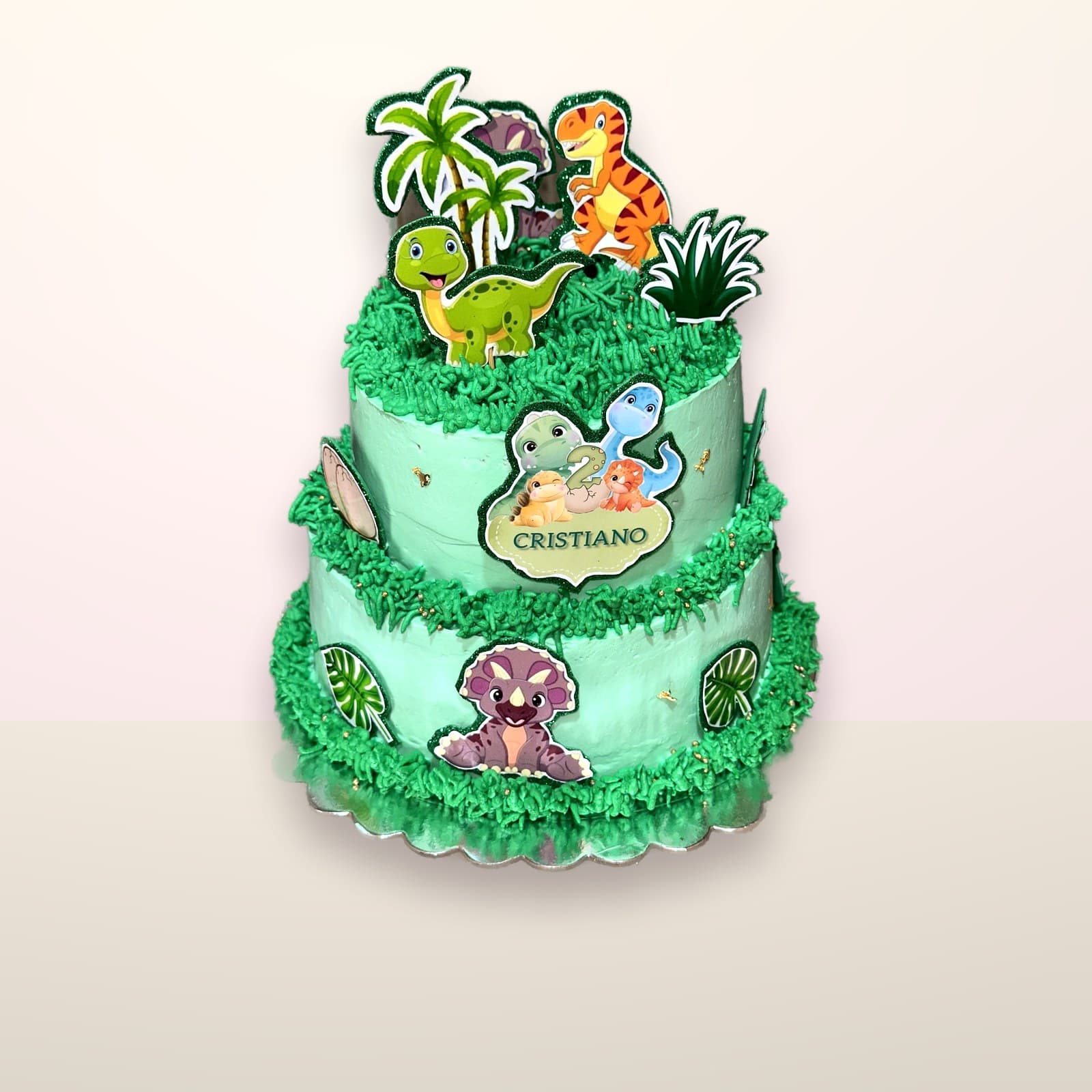 Torta infantil Dos Pisos con Animalitos