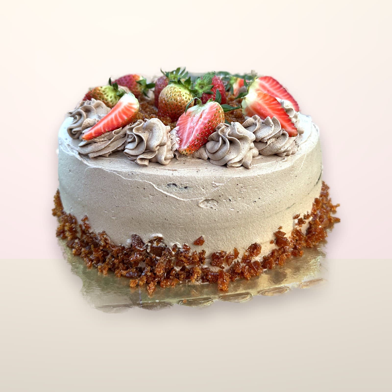 Torta con frutas Fresas y Crema