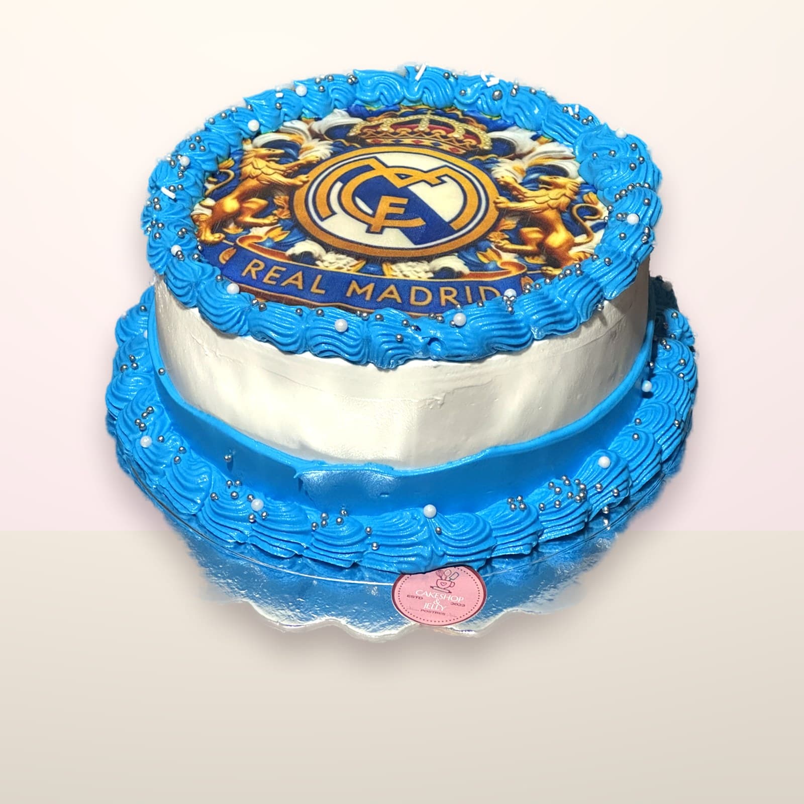 Torta temática Dos Pisos Celeste