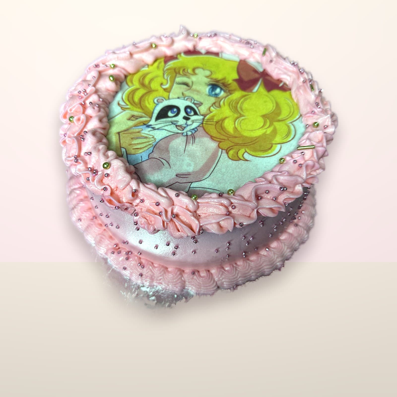 Torta infantil Personaje Rosada
