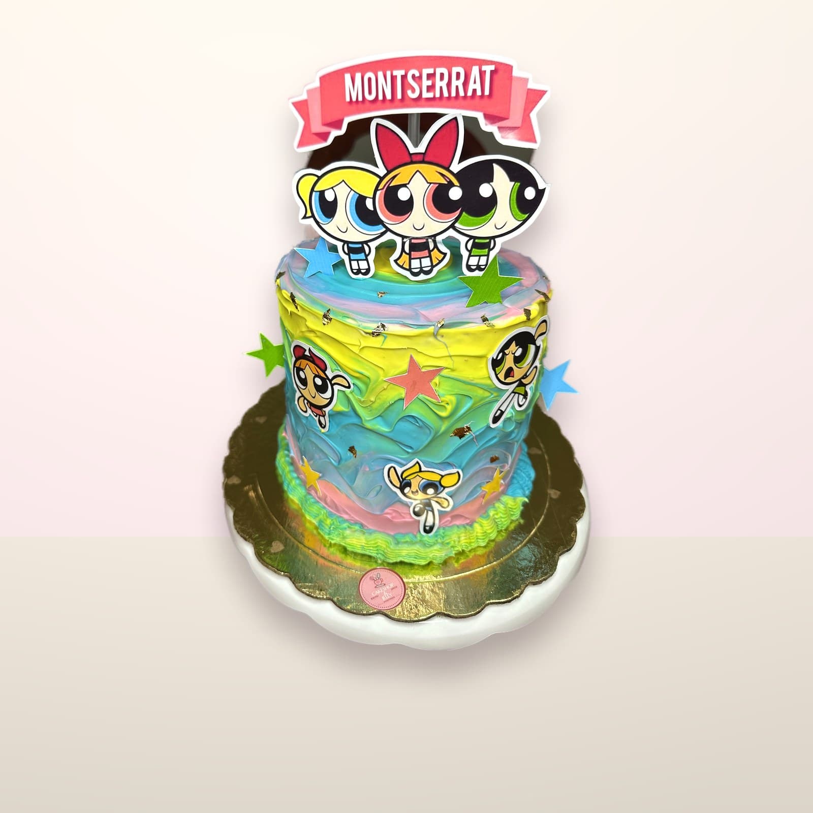 Torta temática Powerpuff Dos Pisos