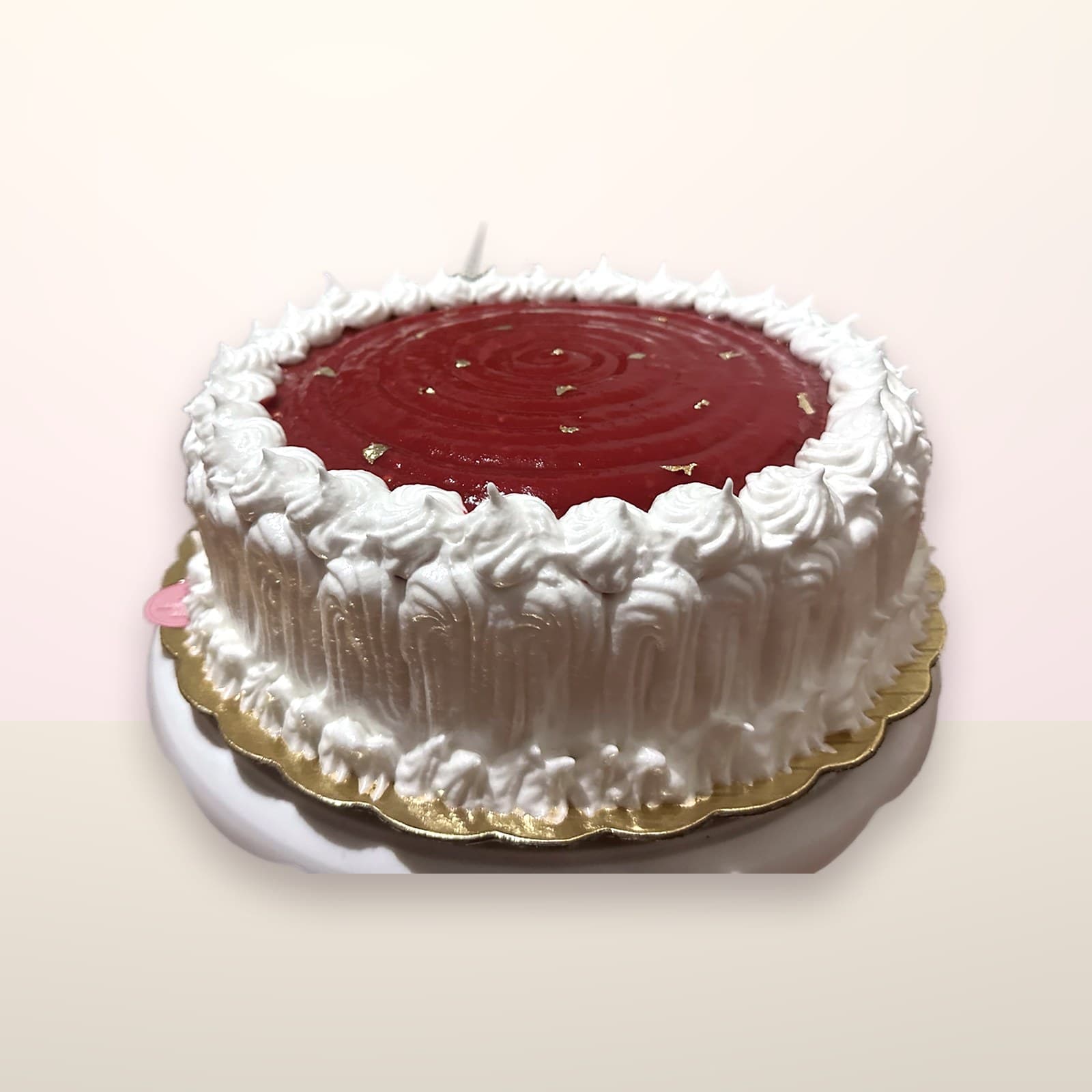 Torta decorada Terciopelo Rojo