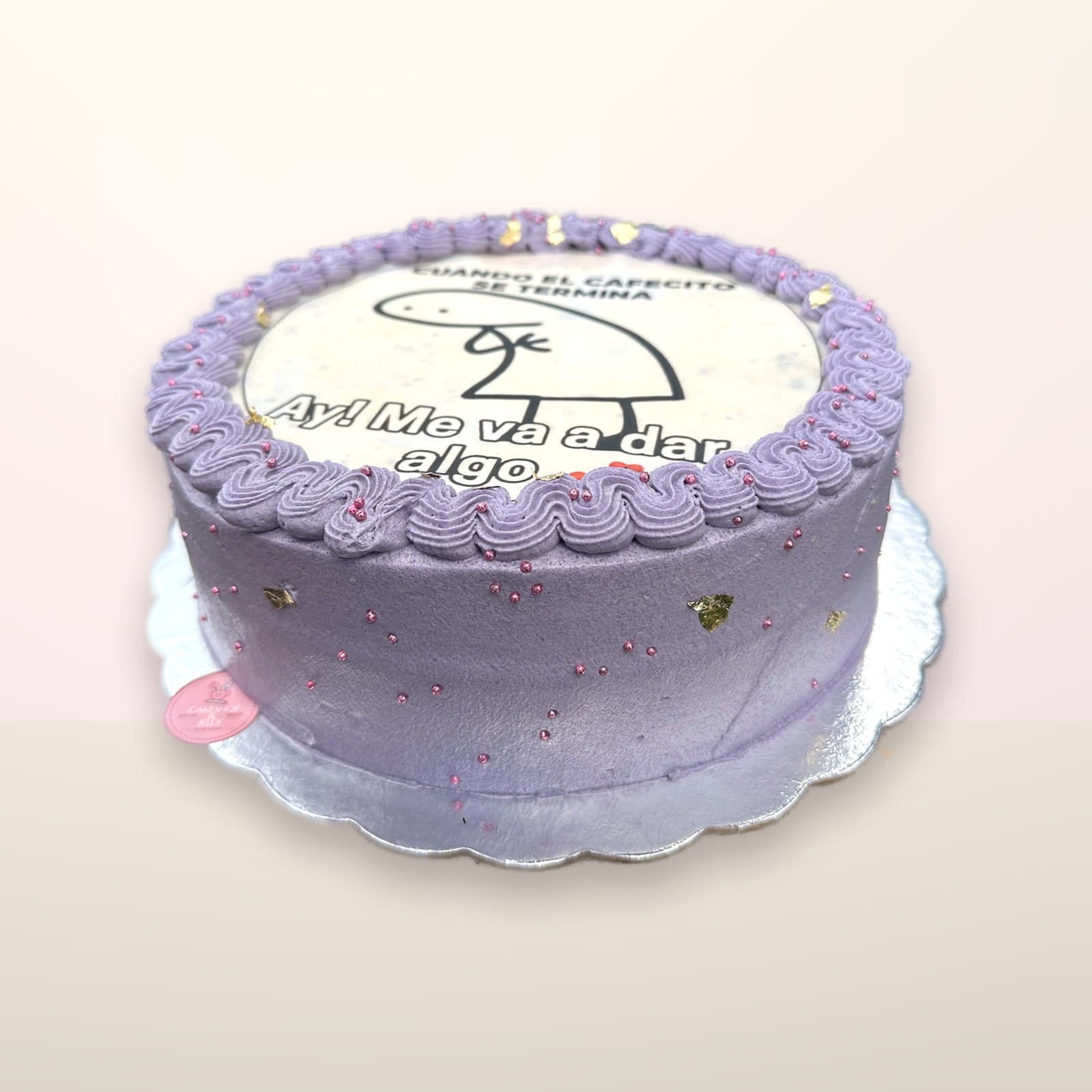 Torta decorada Lila Elegante