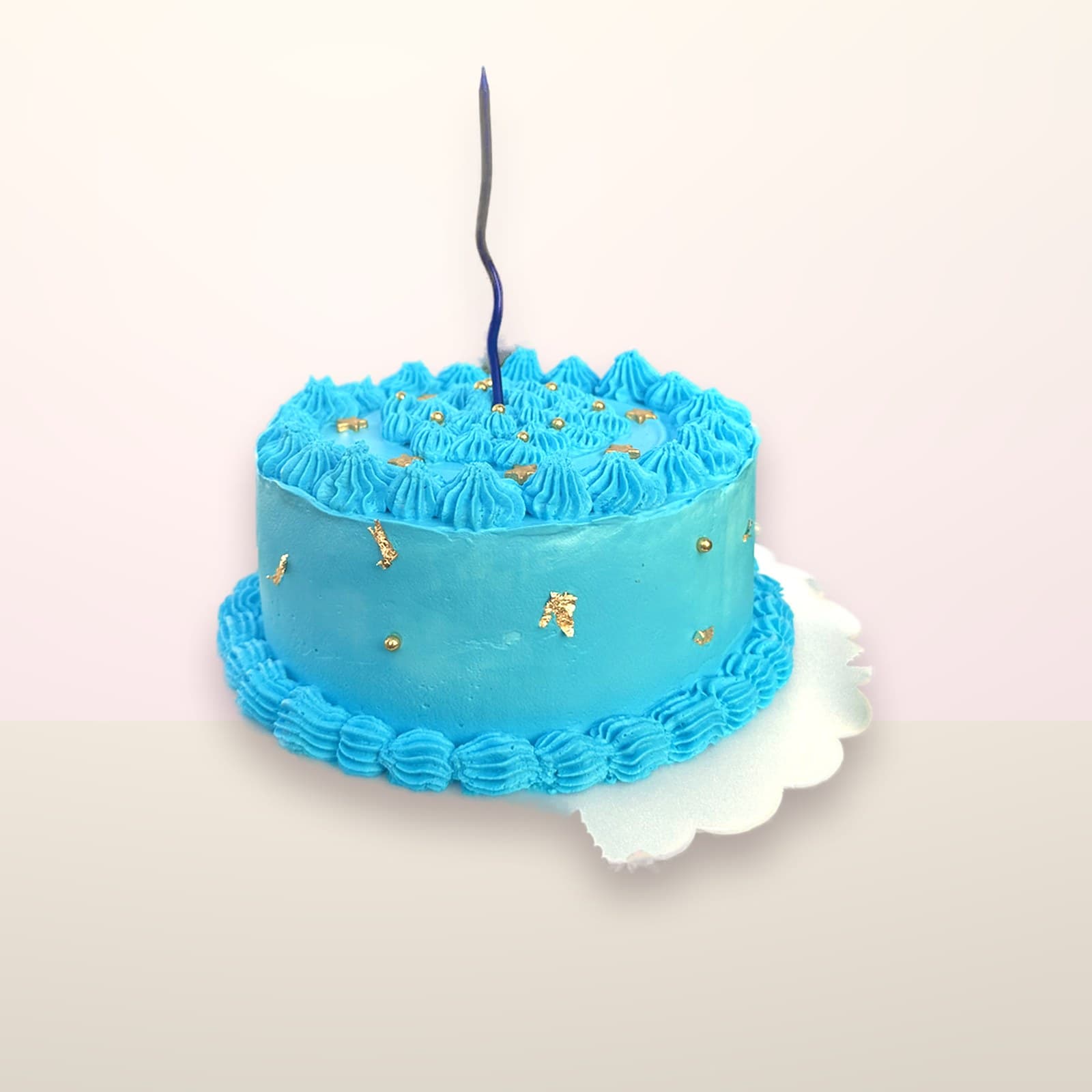 Torta infantil Celeste con Vela